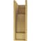 Ekena Millwork 8"W x 16"D x 24"H Classic Mediterranean Rough Cedar Woodgrain TimberThane Corbel, Primed Tan CORUR08X16X24MEDRCPR - alternate 3
